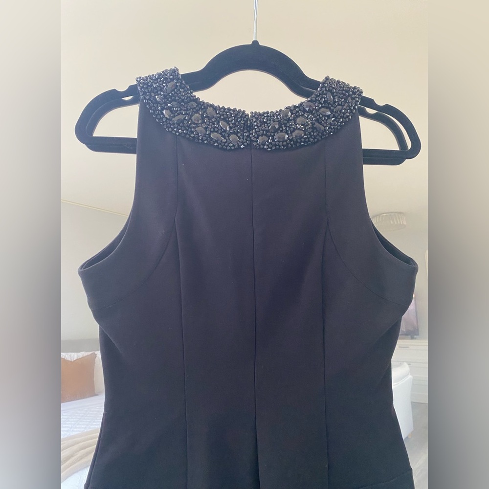 Banana Republic- NWT! L’Wren Scott Collection Black Knee Length Dress -Size 10 - Picture 8 of 9